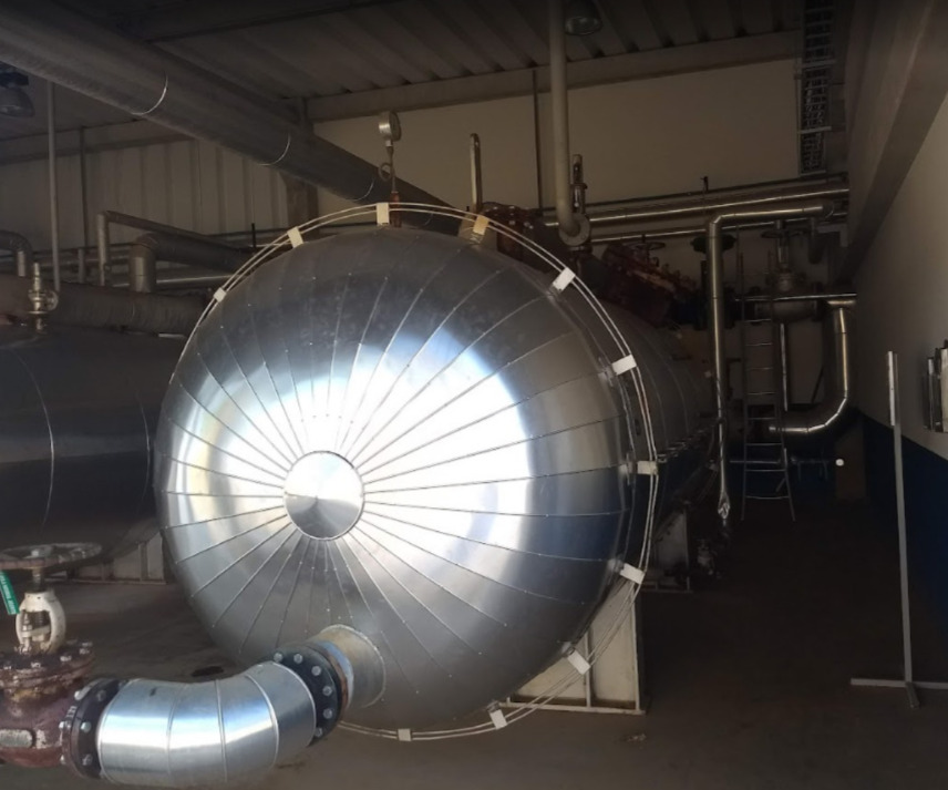 Isolamento térmico de tanque e reservatório industrial executado pela Isoterme